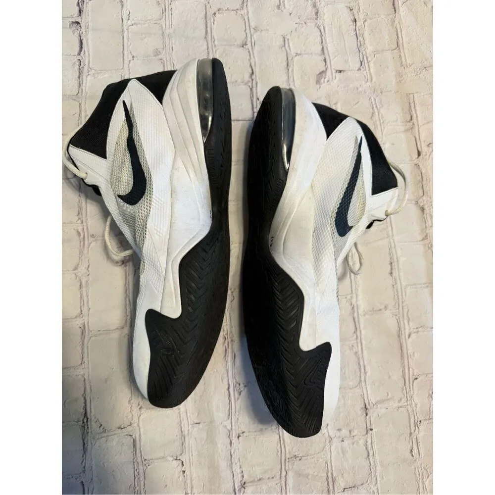 Nike Men's Size 16 Air Audacity Basketball Shoes White Cream Black Athletic